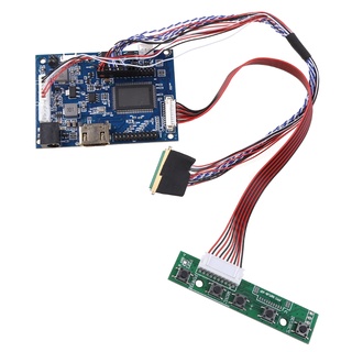 Quu 1 ชุด Hdmi บอร์ดควบคุม Lvds 40Pin สายเคเบิ้ลสําหรับ Raspberry Pi 3