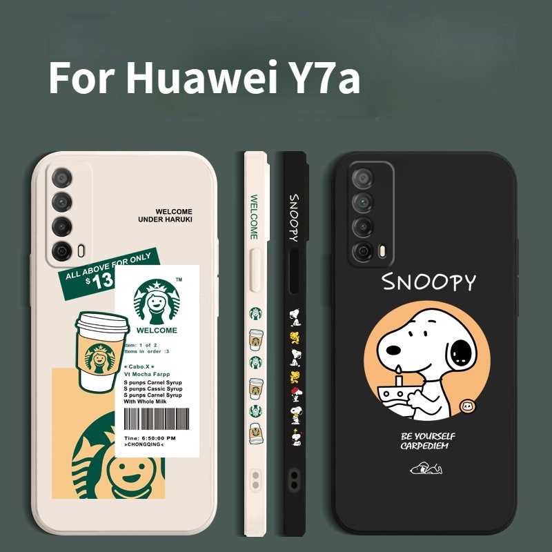 Winnie the Pooh เคท Huawei Y7a Y9S Soft Silicone Case Snoopy เคส Huawei Y9 2019 Y9 Prime Y7 Pro 2019 Phone Cover เคสโทรศัพท์