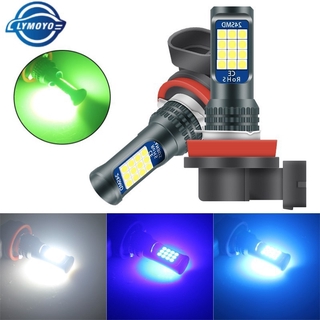 หลอดไฟตัดหมอก Led H8 H9 H11 3030 24SMD 12V สําหรับรถยนต์ 2 ชิ้น