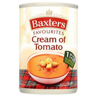 Baxters Cream of Tomato Soup 400g แบ็กซ์เตอร์ซุปครีมมะเขือเทศ 400 กรัม