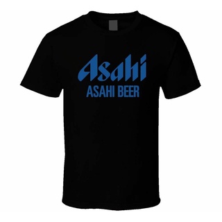 แขนสั้นcrew neckใหม่ เสื้อยืดลําลอง แขนสั้น พิมพ์ลาย ASAHI BEER JAPANESE RETRO สําหรับผู้ชาย WQER12078S-XXXXL