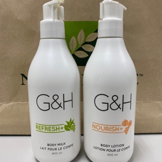 📍โลชั่นบำรุงผิว G &amp; H  NOURISH และ Refesh แท้ช๊อปไทย. (400ml)