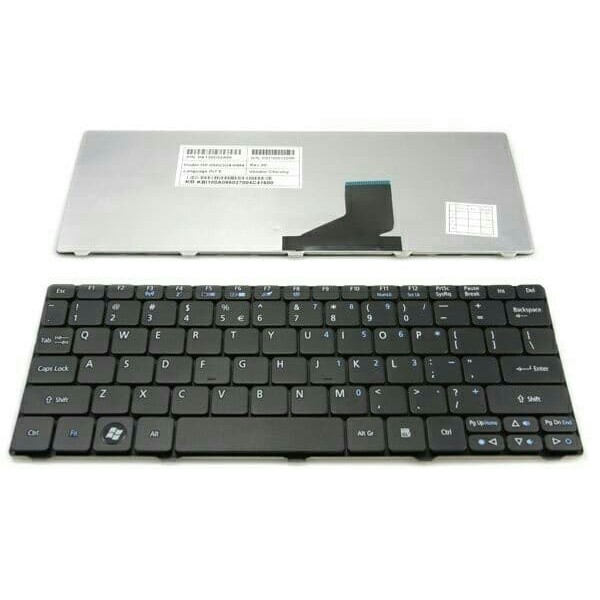 Acer Aspire One 522 532 532H 532G AO532H AO532 AO522 คีย์บอร์ดสีดํา