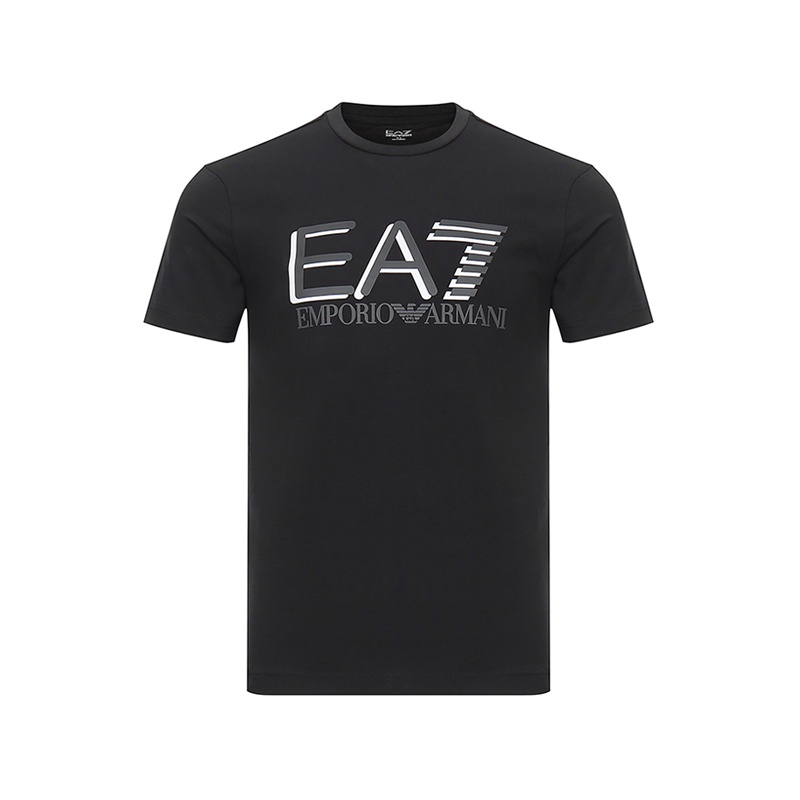Emporio Armani EA7 Armani เสื้อยืดแขนสั้น ผ้าฝ้าย สําหรับผู้ชาย 3hpt62 Pj03z