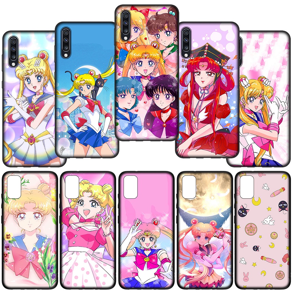 Samsung Galaxy A12 A20 A30 A20S A30S A50S A50 Soft Casing Cover GG-EC70 Sailor Moon Anime girl Carto