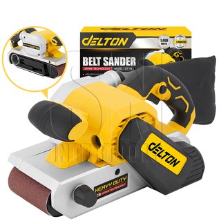 DELTON เครื่องขัดกระดาษทราย สายพาน (รุ่นรถถัง) Belt Sander 100มม. 4 นิ้ว 1,400W รุ่น DT-941 ฟรี! กระดาษทรายขนาด 100 มม.