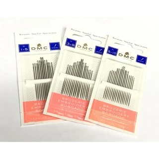 ☑️เข็มปัก DMC Embroidery Needles Aiguilles à broder #1765 Assorted sizes Made in France [พร้อมส่งในไทย]