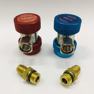 AC 134A Auto Quick Coupler คอปเปอร์น้ำยาแอร์ ชุดใหญ่