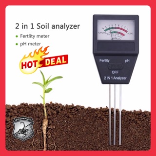 🔥Flash Sale🇹🇭 เครื่องวัด PH ดิน 2in1 เครื่องวัดค่าปุ๋ย NPK ตรวจดิน สภาพดิน Soil meter Doctor Plant