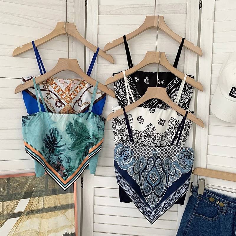 Pretty Bra PB-135 เสื้อครอปสายเดี่ยว LISA เส้นเล็ก ผ้ายืด ลื่น ใส่สบาย เสริมฟองน้ำใส่สบาย