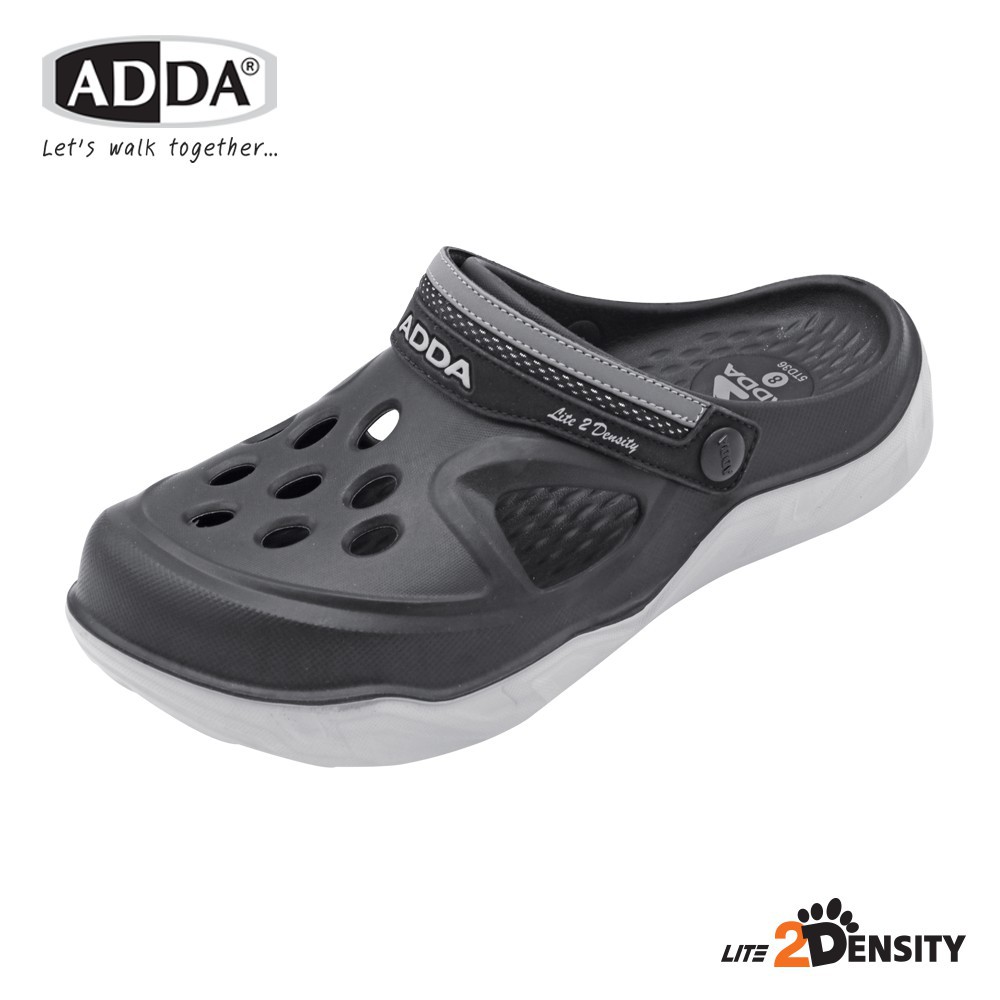 ADDA 2density รองเท้าแตะ รองเท้าลำลอง สำหรับผู้ชาย แบบสวมหัวโต รุ่น 5TD36M1 (ไซส์7-11)