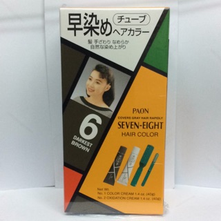 PAON เบอร์6 สีน้ำตาลเข้ม