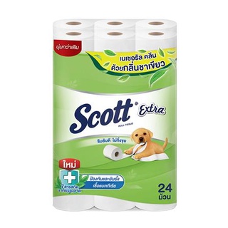 ทิชชู่ กระดาษชำระ SCOTT EXTRA NATURAL CLEAN แพ็ค 24 กระดาษชำระ