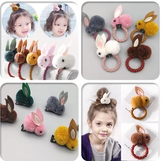 kingshopping BC589(ร้านไทย) ยางรัดผมกระต่ายน่ารักๆ (เครื่องประดับผม สำหรับผู้หญิง )