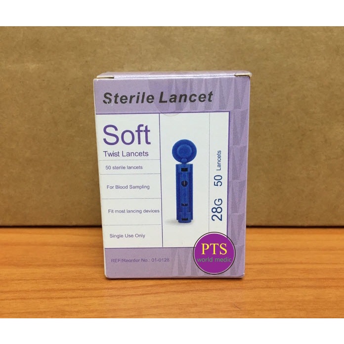 เข็มเจาะเลือดปลายนิ้ว สำหรับปากกา Yuwell 28G (50อัน/กล่อง) exp 03-2027