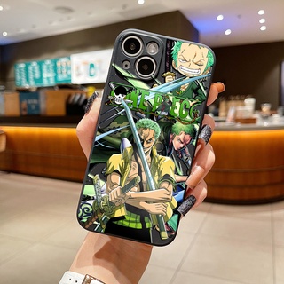 เคสโทรศัพท์มือถือ TPU ขอบตรง ลาย One Piece Zoro สําหรับ huawei y7a a7 y9 prime 2019 nova 3i 9 7 se p20 p30 pro lite