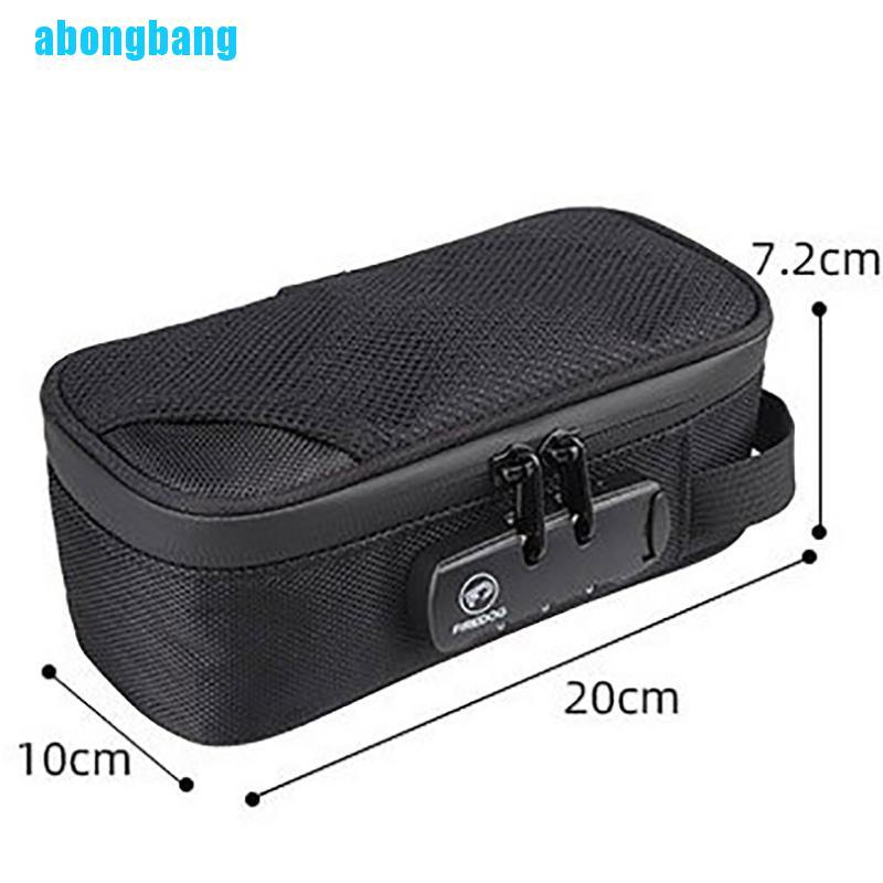 Abongbang กระเป๋าเก็บของคาร์บอน กันกลิ่น พร้อมตัวล็อก