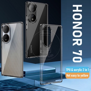 เคสแข็ง อะคริลิคใส สําหรับ Honor 70 Honor70