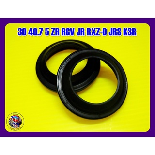 ซีลกันฝุ่นโช๊คหน้า 30 40.7 5 สำหรับ ZR RGV JR RXZ-D JRS KSR Dust Seal Set