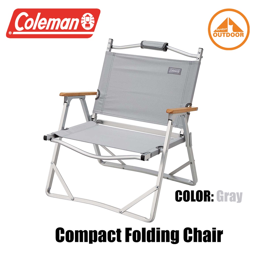 เก้าอี้ Coleman Compact Folding Chair #Gray New 2020