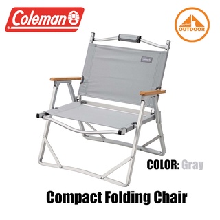 เก้าอี้ Coleman Compact Folding Chair #Gray New 2020