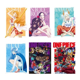 แผ่นภาพพลาสติก รางวัล F Ichiban Kuji One Piece EX Girls Collection Glitter of HA  ของใหม่พร้อมส่ง