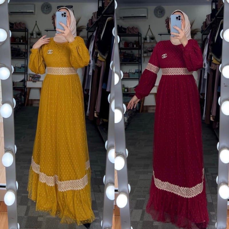 Homedress gamis TULLE CELLINE DRESS