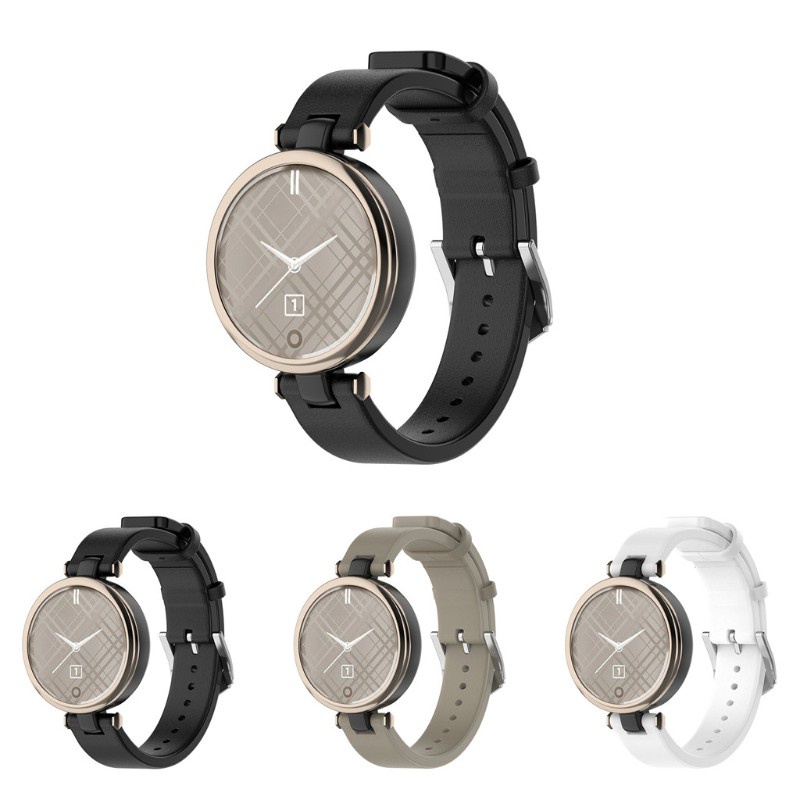 Lidu1 สายนาฬิกาข้อมือสายหนังวัวแท้สําหรับ Garmin Lily Smart Watch