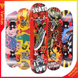 พร้อมส่ง สเก็ตบอร์ดแท้ๆ 80cm skateboard แฟชั่นสเก็ตบอร์ด สำหรับผู้เริ่มหัดเล่น(ล้อสามารถเลี้ยวได้)