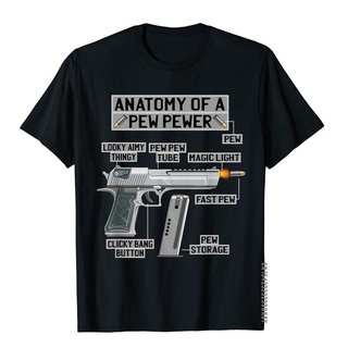 ถูกสุดๆเสื้อยืด ผ้าฝ้าย พิมพ์ลาย Sarcastic Anatomy Of A Pew Pewer Saying Funny Amendment Meme สไตล์ญี่ปุ่น สําหรับผู้ชาย