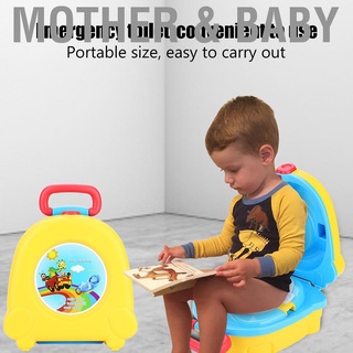 Mother &amp; Baby Kids Small Portable Toilet Travel Carry Seat Potty Training Bedpan