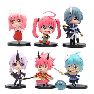 โมเดลฟิกเกอร์ pvc อนิเมะ tensei shitara slime datta ken rimuru tempest shion shuna milim nava benimaru souei ของเล่นสะสม สําหรับเด็ก 6 ชิ้น ต่อชุด