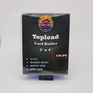 Finncard Topload Premium แบบแบ่งขายเป็นใบ ท็อปโหลด มี6ขนาด คือ 35/55/75/100/130และ180pt คุณภาพดี ราคาไม่แพง TL