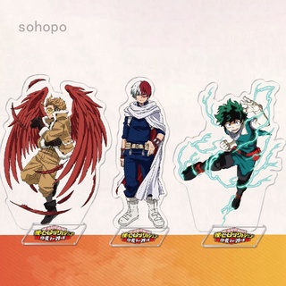 Sohopo โมเดลฟิกเกอร์สแตนดี้ อะคริลิค อนิเมะ My Hero Academia Deku Might Shigaraki Tomura Diy ของเล่นสําหรับเด็ก