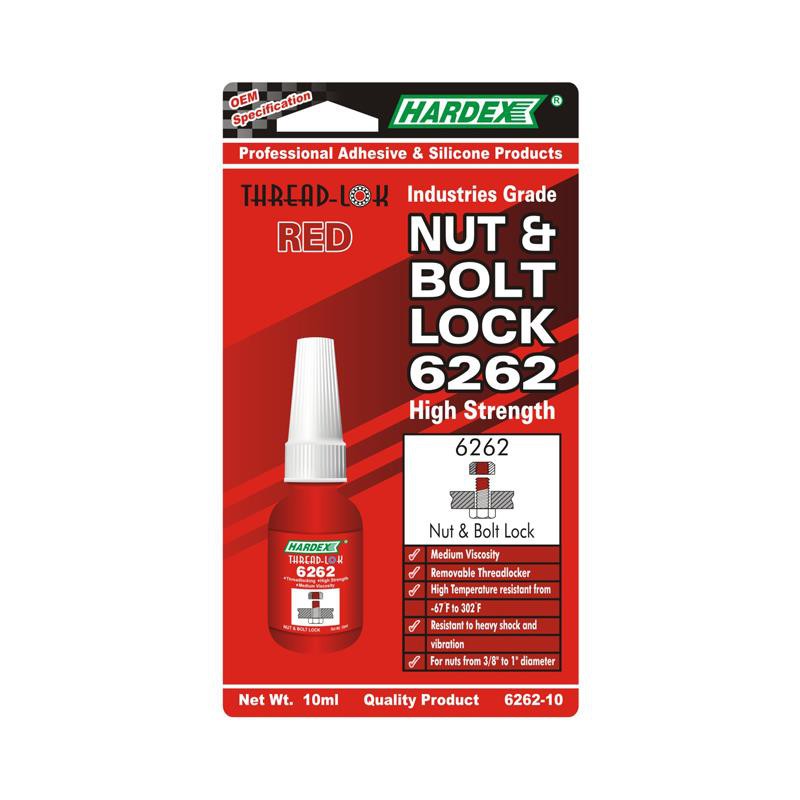 HARDEX THREAD LOCK RED 626 (10ML) <NUT & BOLT> HIGH STRENGTH