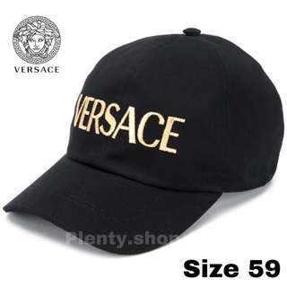 หมวกเวอร์ซาเช่ หมวกแบรนด์เนมแท้ VERSACE EMBROIDERED LOGO CAP