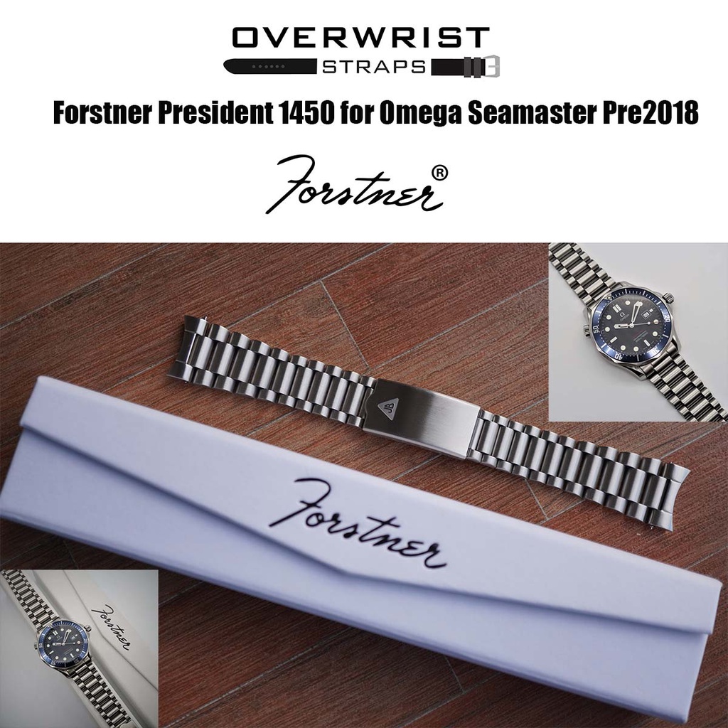 สายนาฬิกา Forstner President 1450 for Omega Seamaster Pre-2018