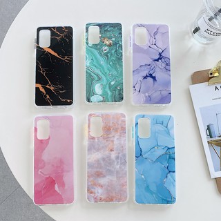 แฟชั่น ง่าย หินอ่อน สีทึบ เคส Samsung Galaxy s20 plus ultra s21 plus s21 ultra 5g s20fe s20 fe note20 ultra case pc ชาย ผู้หญิง เปลือกแข็ง เคส