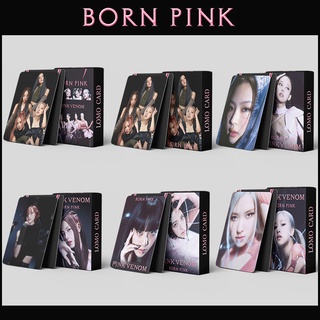 โปสการ์ด อัลบั้ม BLACKPINK Venom LOMO Card JISOO ROSE สีชมพู จํานวน 53 ชิ้น ต่อกล่อง