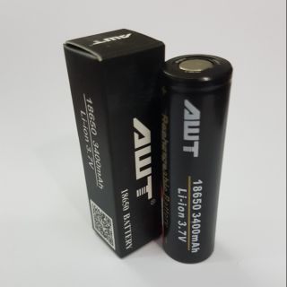 ถ่านชาร์จ AWT 18650 3400mAh แพค 1 ก้อน(งานคุณภาพดี)