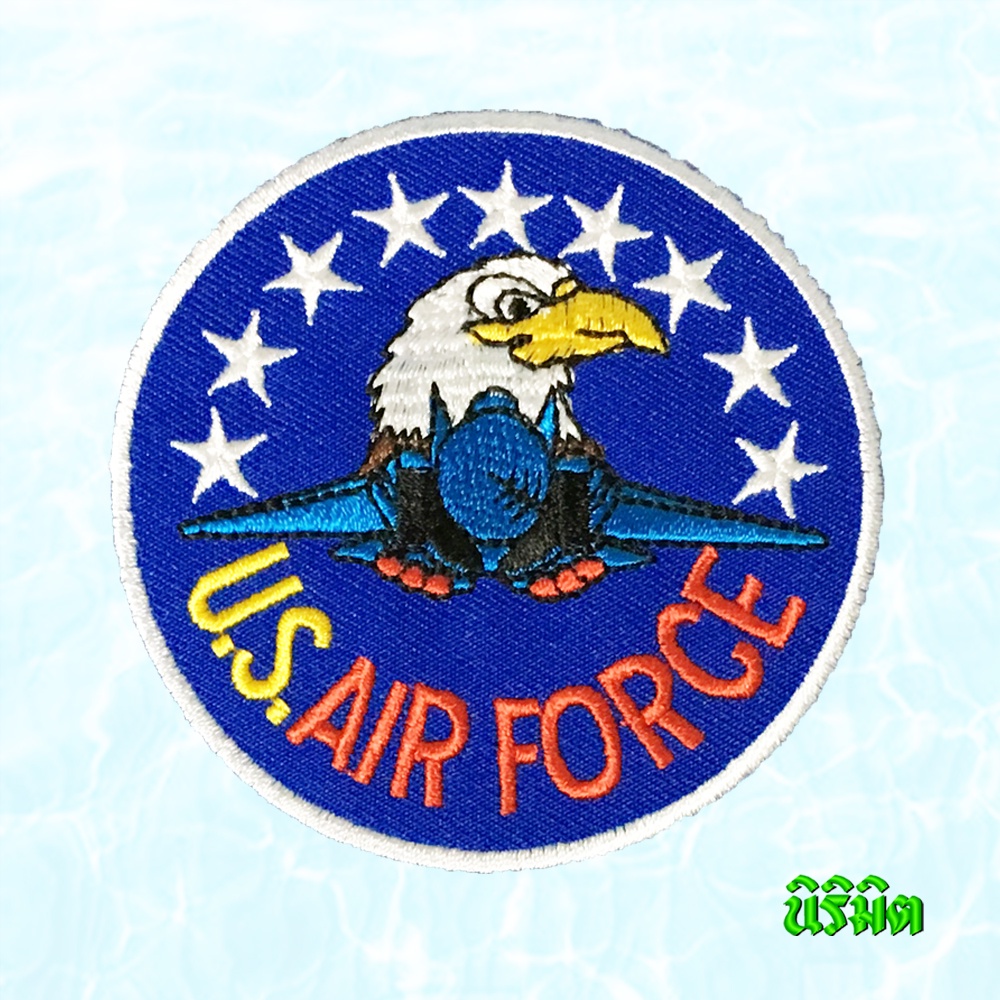 🌈ตัวรีดติดเสื้อ - US AIR FORCE