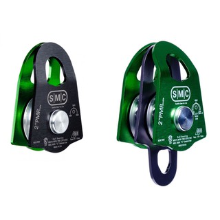 รอกรางเดี่ยว รอกรางคู่ 2 นิ้ว SMC Prusik Minding Pulley NFPA รอกกู้ภัย รอกเดี่ยว รอกคู่