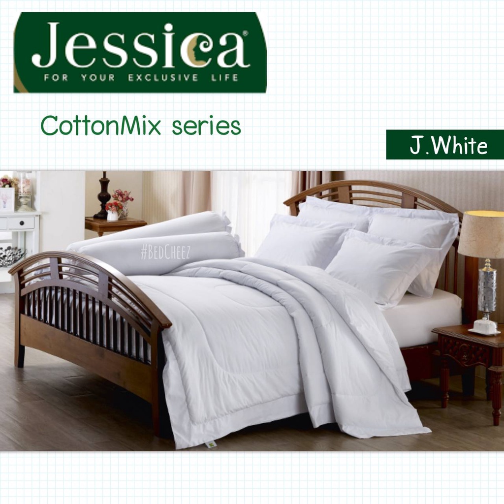 ผ้าปูที่นอน (ไม่รวมนวม) Jessica สีพื้น Plain color ผ้าปู เจสสิก้า เทา ...