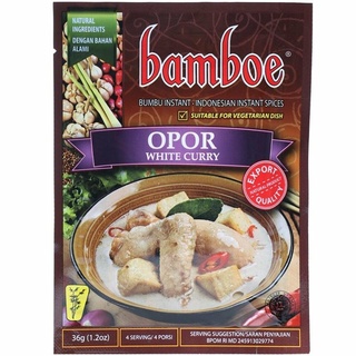 Indonesia Bamboe Opor Ayam Spice mix with Curry 36g -Bumbu opor Ayam for Indonesian Curry.