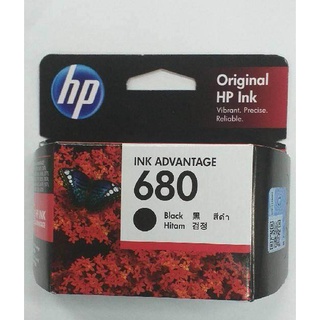 HP 680 Black+Color ตลับหมึกเเท้ 100%