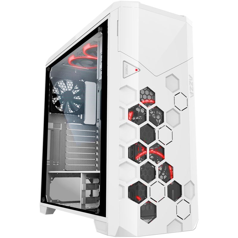 CASE (เคส) AZZA Full Tower Gaming Computer Case Storm 6000 - White - Warranty 1 - Y