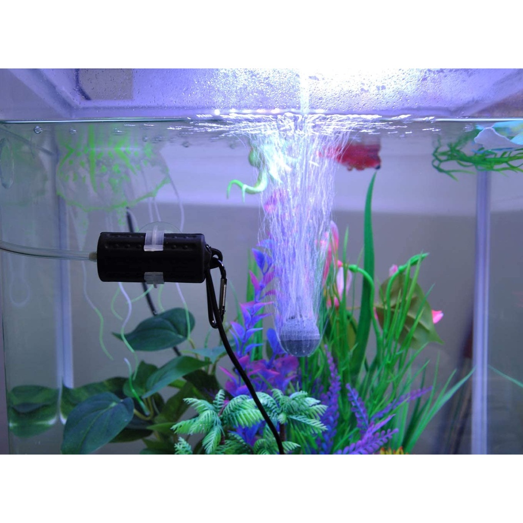 USB ปั๊มลม พิพิธภัณฑ์สัตว์น้ำถังปลา ออกซิเจนปั๊มลมปิดเสียงประหยัดพลังงานอุปกรณ์แบบพกพามินิน้ำถูกที่สุด - รูปที่ 3