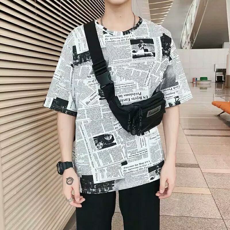 Men& 39;s TOPS OBLANG KORAN เสื้อยืดร้านเสื้อผ้า Rinn.id