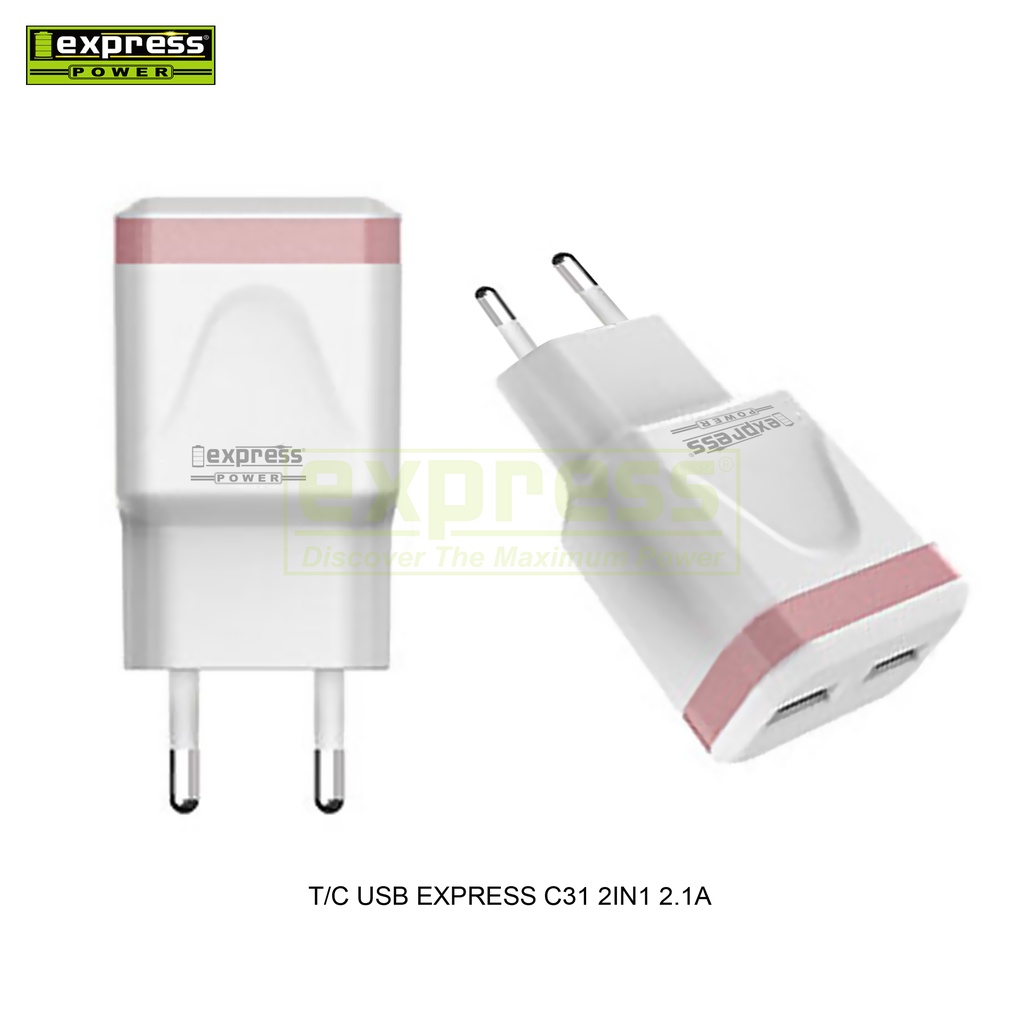 Express C31 2in1 2.1A Fast Charging CHARGER