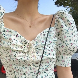 สร้อยคอ จี้ดอกกุหลาบ สีทอง สไตล์เกาหลี สําหรับผู้หญิง
